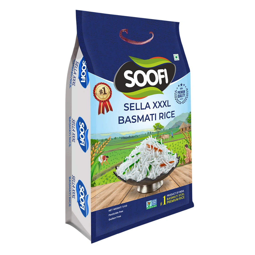 Basmati Rice Premium Quality Sella XXXL Rice 10 lbs