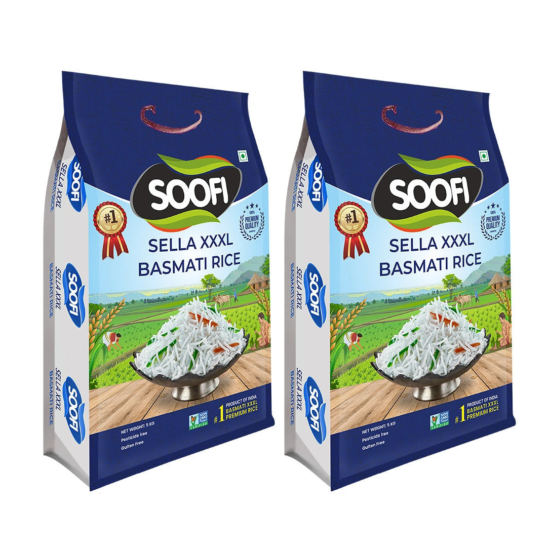 Basmati Rice Premium Quality Sella XXXL Rice 22 lbs