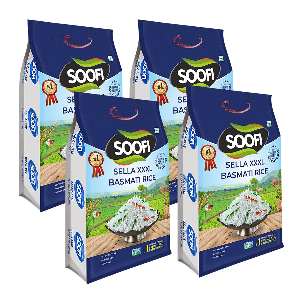 Basmati Rice Premium Quality Sella XXXL Rice 44 lbs